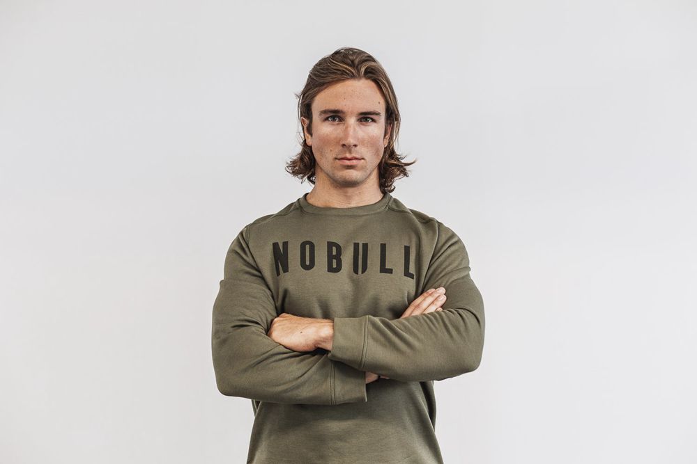 Sweats NOBULL Homme Vert - NOBULL Crew,France (3152-CNUTP)